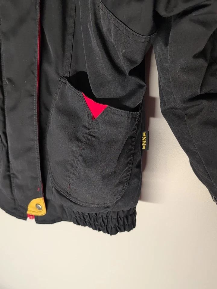 Vintage 90s Izzi Women's Blanket Jacket Size Small Red/Yellow/Green Accents - Image 2 of 4