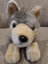 Cuddle Zoo Grey Wolf Plush Toy Wow Toyz Soft Retired Stuffed 12"