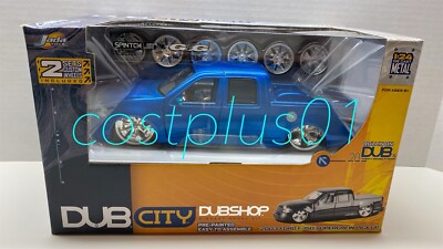 JADA DUB CITY 2003 FORD F 150 F150 SUPERCREW PICKUP 1:24 BLUE