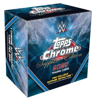 2025 Topps Chrome Sapphire Edition WWE Hobby Box **IN HAND**