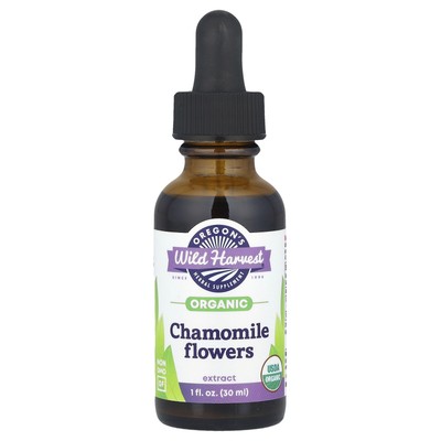 Organic Chamomile Flowers Extract, 1 fl oz (30 ml)
