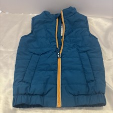 Cat  Jack Toddler Blue and Yellow Puffer Vest 3T