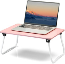 Foldable Lap Desk Portable Bed Table Laptop Stand Lightweight  Mini Table fo...