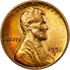 New Listing1958-D Lincoln Wheat Cent - Mint Set Toned - Premium GEM BU!