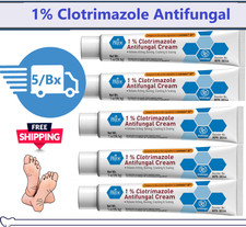 5/Pk- AntiFungal Cream Cure Athletes Foot, Jock Itch, Compare to Lotrimin AF 1 