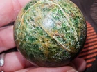 134g 40mm Chrysoprase Green Crystal gemstone Sphere Ball