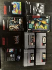 SNES Super Nintendo Assorted Lot 4 Games 4 Instruction Booklets 1 Box 1 Poster