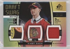 2019-20 Upper Deck SP Game Used Draft Swag 5/19 Kirby Dach #DS-KD um0