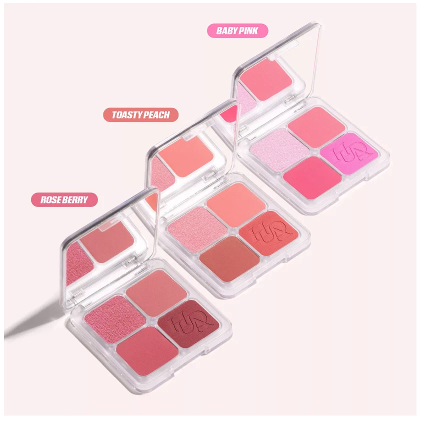 Paleta de filtros de rubor Huda Beauty melocotón tostado - rubor + iluminador - NUEVO Foto 2 de 4