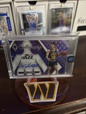2023-24 Panini Phoenix John Stockton Calligraphy auto Purple /49 Jazz