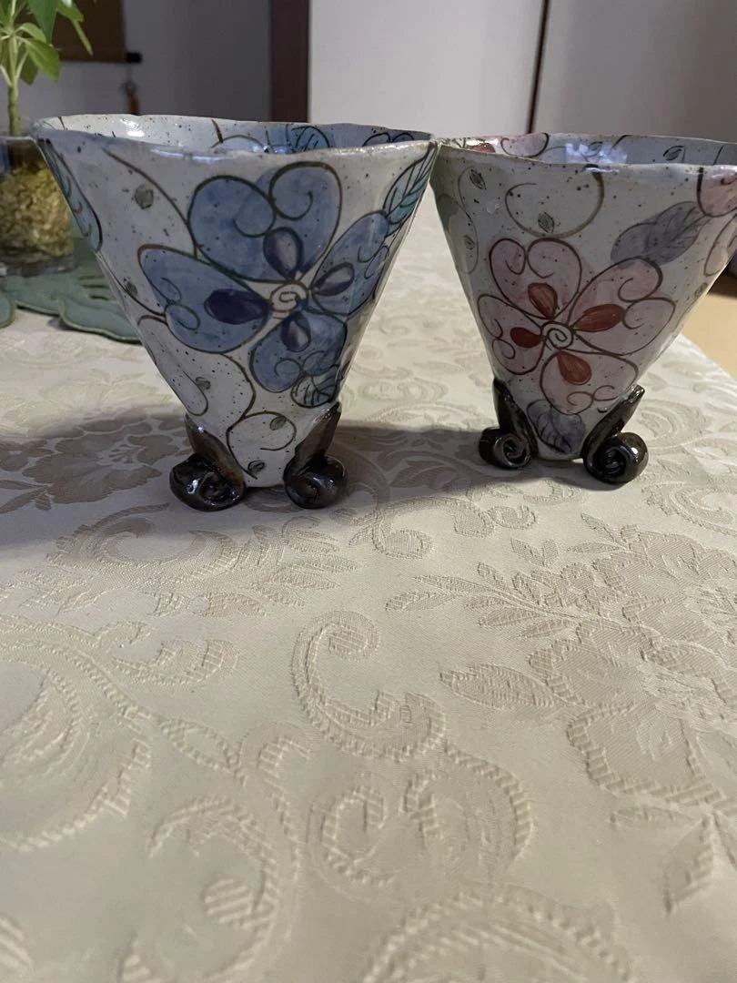 Ceramic Sake Cup Glass Drinking Tea Cup Used  11cm  for Alcohol and Drinks