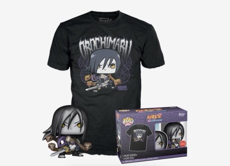 FUNKO POP & TEE Naruto Orochimaru Special Edition Exclusive Size Medium