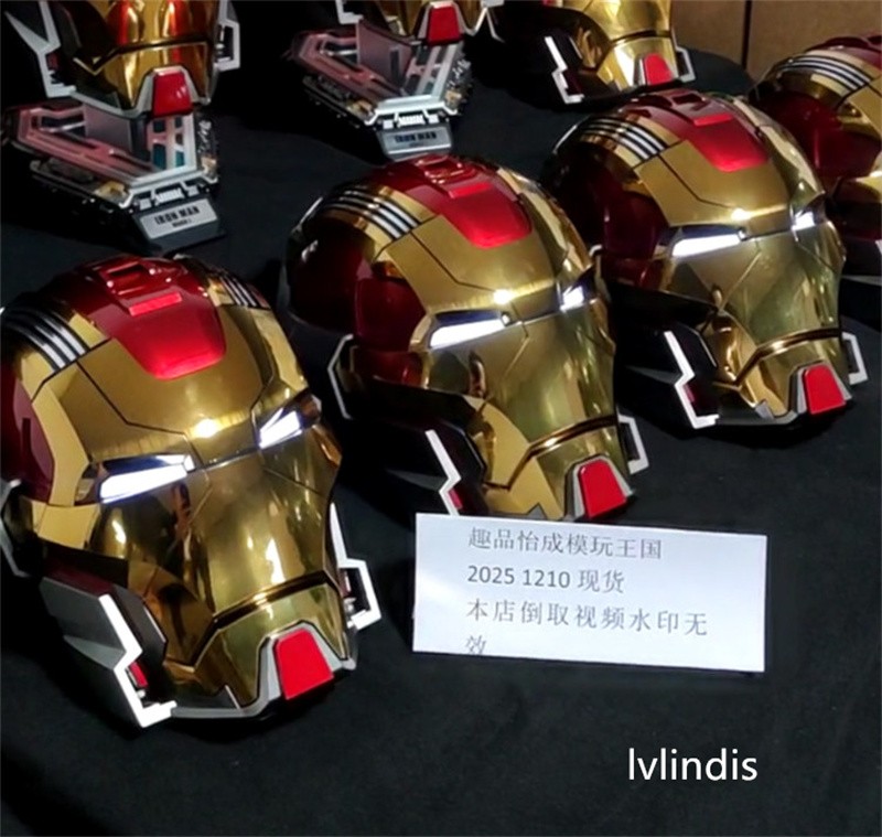 Iron Man Helmet MK17 Cosplay Mask Wearable 1:1 Voice Control Prop