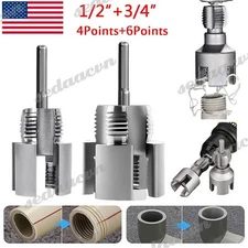 US Integrated Internal & External Pipe Threading Tool For 1/2'' 3/4'' Water Pipe