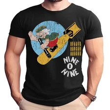 B-17 Flying Fortress Nine-O-Nine Nose Art Distressed Adult Shirt