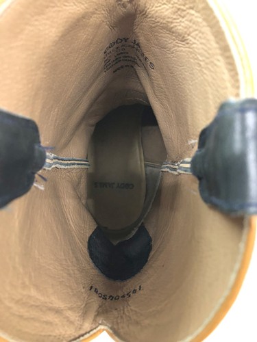 Herren Cody James Braun & Schwarz Genäht Geprägt Cowboy Stiefel Größe 12 D - Bild 10 von 13