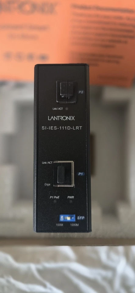 Lantronix SI-IES-111D-LRT Unmanaged Hardened PoE Injector / Converter - Image 3 of 4