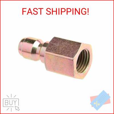 #ad Forney 75135 Pressure Washer Accessories Quick Coupler Plug 1 4 Inch Female NP $10.30