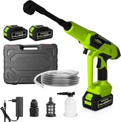 #ad Cordless Pressure Washer 1450PSI Portable Power Washer with 6 in 1 Nozzle 21V $95.99