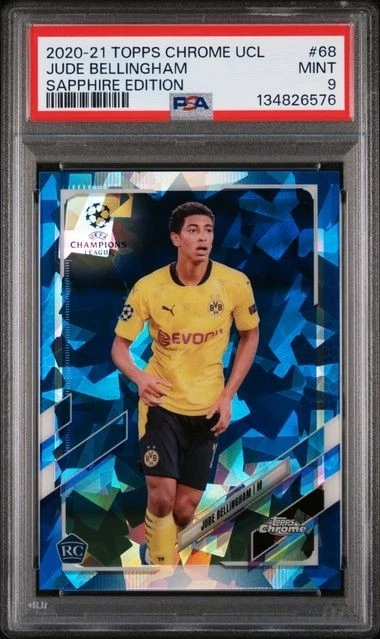 2020-21 Topps Chrome UCL Sapphire Edition Jude Bellingham #68 for