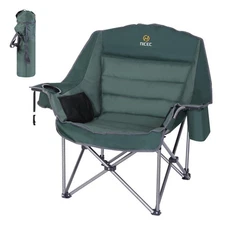 Nice C Camping Chairs, Oversized XL Padded Camping Chair, Outdoor Chair, Camp...