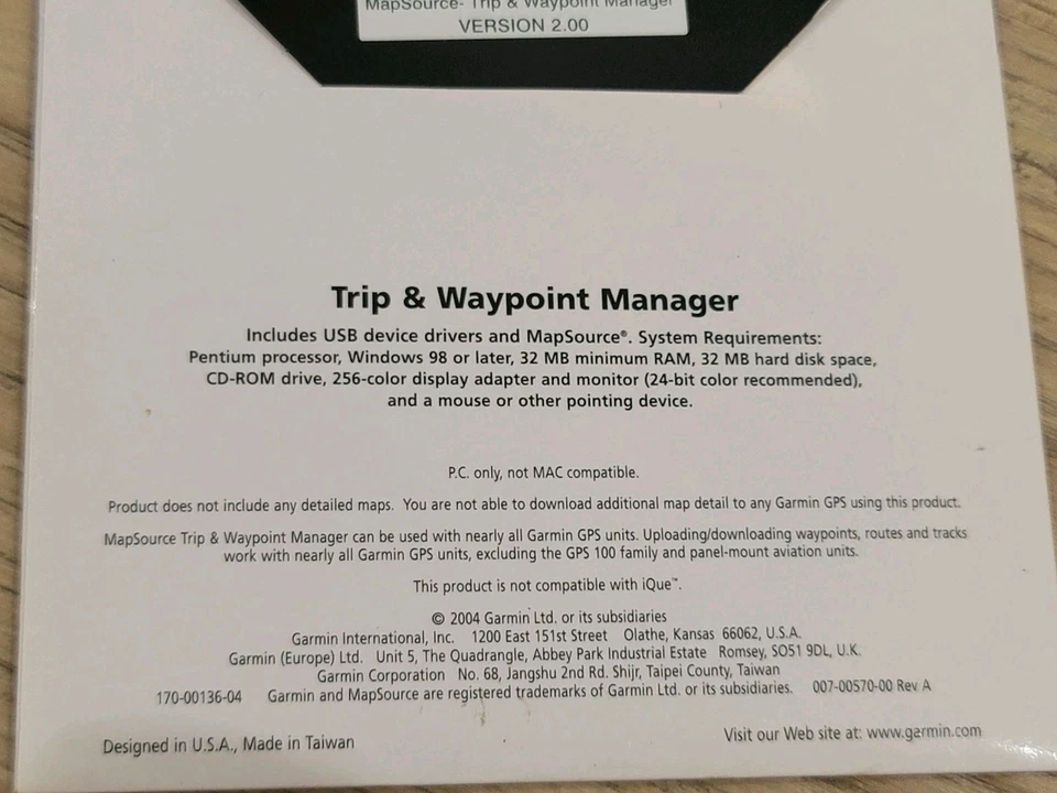 Garmin Trip & Waypoint Manager + BlueChart Americas V7 UPDATE win 7-11 & XP - Image 4 of 4