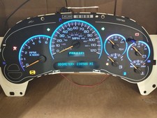 Silverado Sierra Tahoe Suburban Yukon Gauge Cluster Blue Led 239k 2003 2004