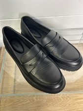 Quince Italian Leather Lug Sole Loafer Black Shoes Womens Size 8 195 Quince Italian Leather Lug Sole Loafer Black Shoes Womens Size 8 195
