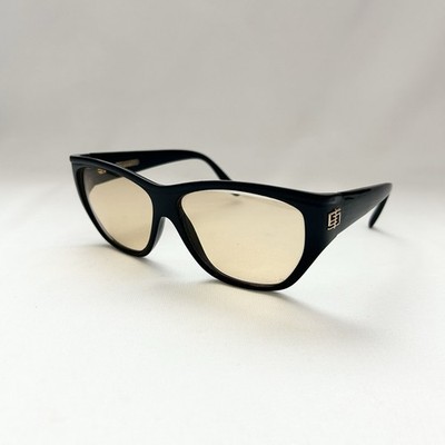 Vintage Emilio Pucci France Sunglasses 923-3 EP02 Black Frame + Yellow Lenses