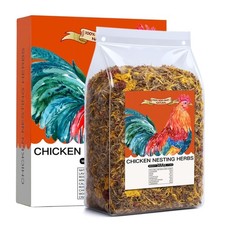 17.6 Oz Chicken Nesting Herbs Flowers 1.1 Pound Pack of 1 , Multicolor