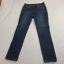 Democracy Jeans Ab Technology Blue Style B1641KEBXX Womens 4 Mid Rise Med Wash