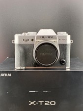 Fujifilm X-T20 24mp Mirrorless Digital Camera Body Silver very good 2748