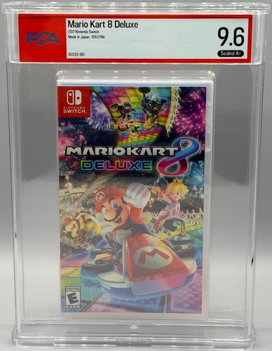 Mario Kart 8 Deluxe Nintendo Switch First Print Sealed New PSA 9.6 A+ NOT WATA