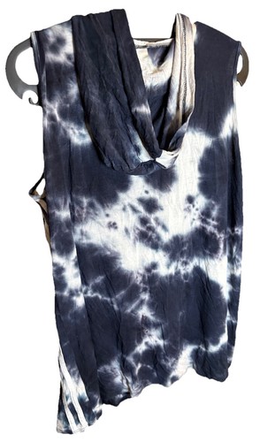 Free Kisses Damen 3x "Chill" schwarz-weiß Tank Top Hoodie (ohne Bindeband) - Bild 2 von 4