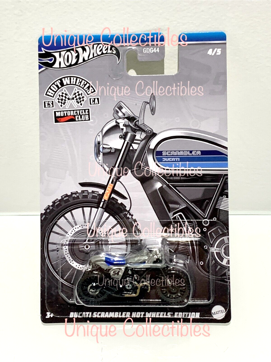 Hot Wheels Motorcycle Club Ducati Scrambler 4/5 Brand New - Main Image