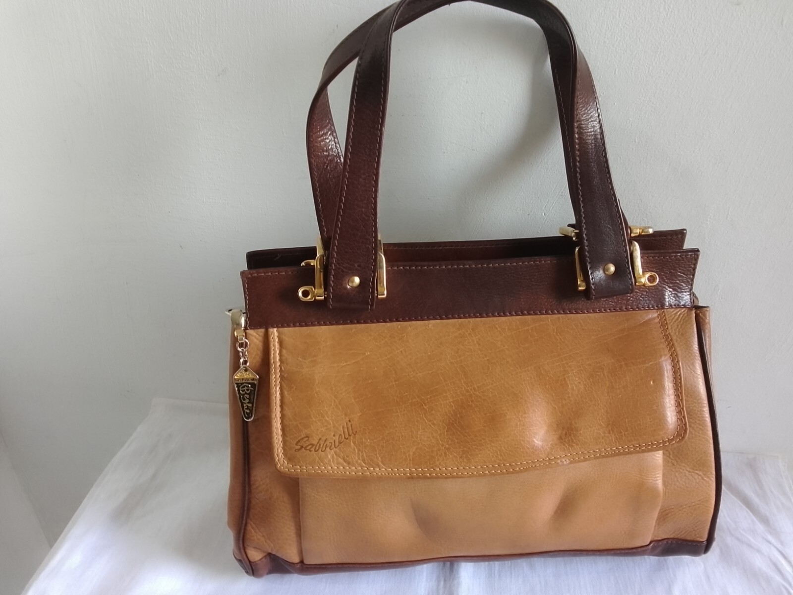 Borsa Donna Gabbrielli Stilista Beghe' In Pelle, vintage