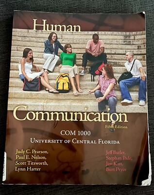 Human Communication (5th Edition) COM 1000 University of Central Florida | eBay