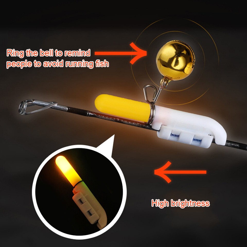 Bite Light Lure JOJOCY LED Fishing Glow Sticks - 12 Pack Night Fishing Strike Alerts With Batteries Tip Up Lights Bite Light Lure JOJOCY LED Fishing Glow Sticks - 12 Pack Night Fishing Strike Alerts With Batteries Tip Up Lights