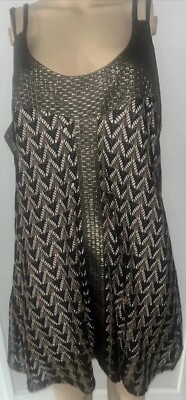 KIM KARDASHIAN S  Kardashian Kollection Women s Black  Lace Minidress size L