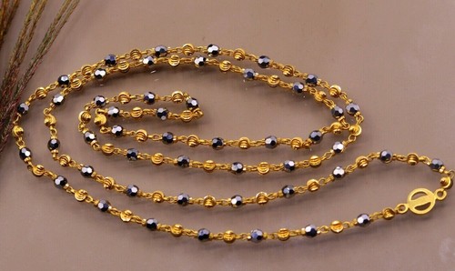 22K YELLOW GOLD DIAMOND CUT BALL OR 