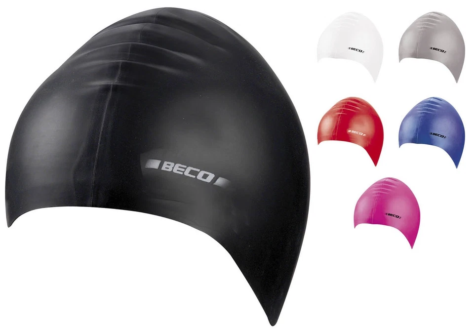 BECO Kinder Badekappe Badehaube Sporthaube Schwimmhaube Silikon
