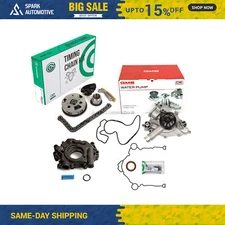 Timing Chain Kit High Pressure Oil Pump Water Pump Fit 09-10 Dodge Chrysler 5.7L