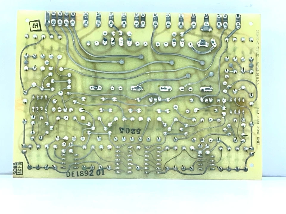 001893-01 REV E Auxiliary Zone Unit 001892 01 rev D AC1-0 5086 HF DE189201 PCB - Image 2 of 4