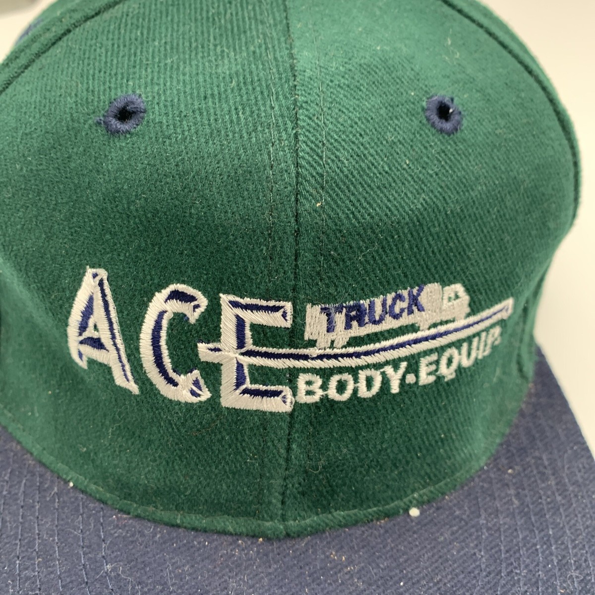 Ace Truck Body Equipment Adult Hat Strap Back Green Cap By Otto View 2