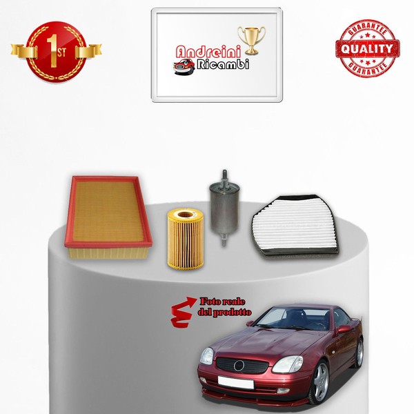 Inspektionskit Filter Mercedes SLK 200 R170 100KW 136CV Von 1996->-image