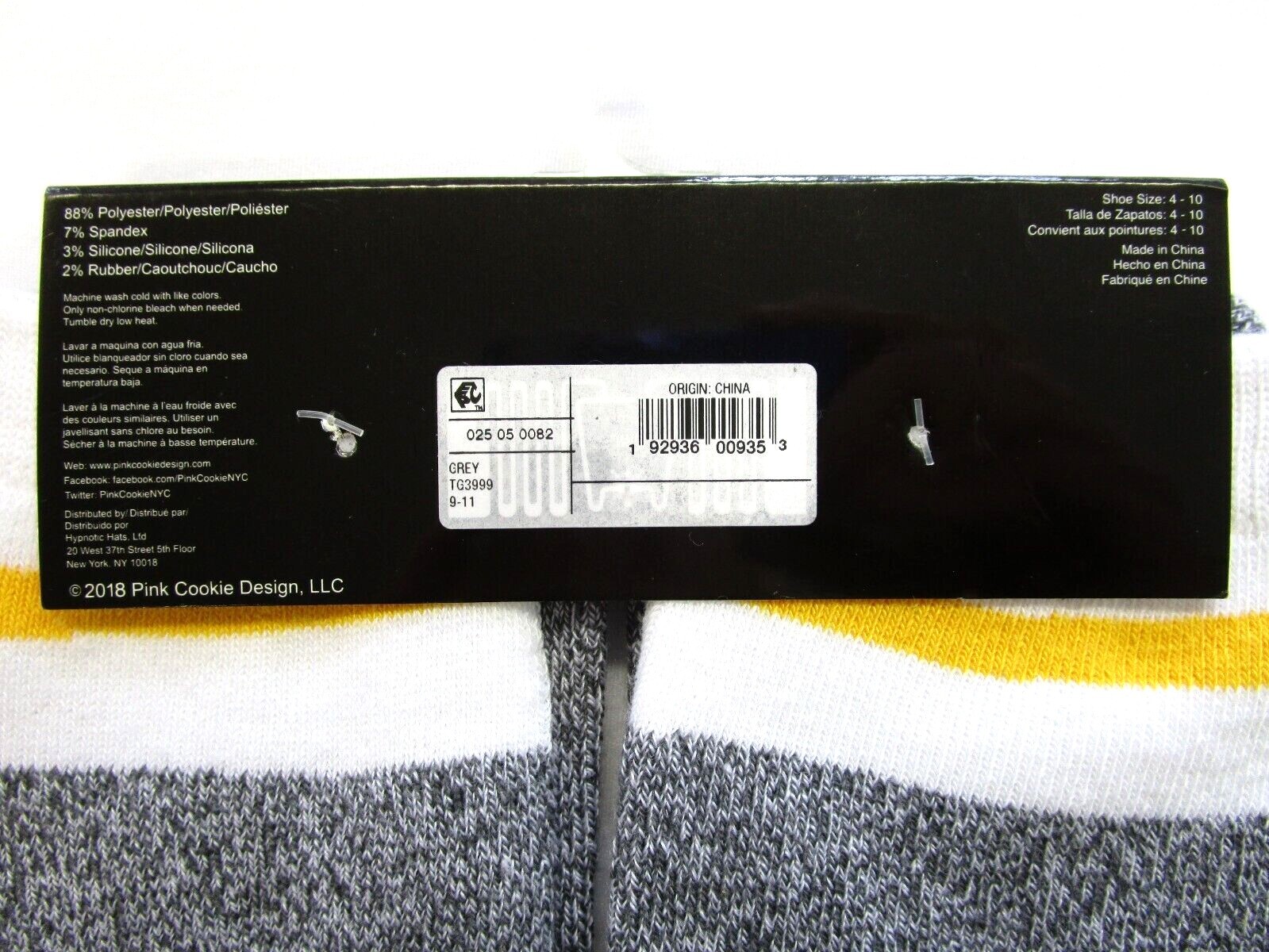 SAOLA Calze da equipaggio rosa biscotti sayings novità I Wish You Were birra donna M 4 10