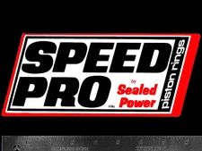 SPEED PRO Piston Rings - Original Vintage 1970's 80’s Racing Decal/Sticker B