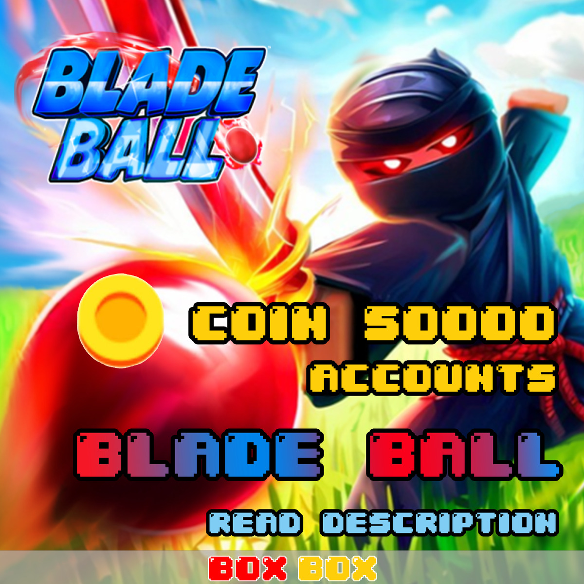 BLADE BALL ROBLOX - COIN 10K-30K - READ DESC - CHEAP