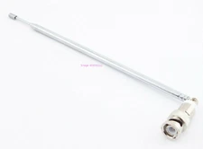 Telescoping Scanner Ham Antenna BNC Male 20" 4-Section Rod