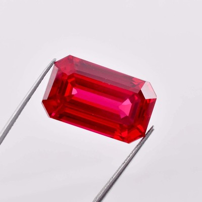 20 x 12 MM Flawless Natural Red Blood Ruby 24.90 Ct Loose Gemstone GIT Certified